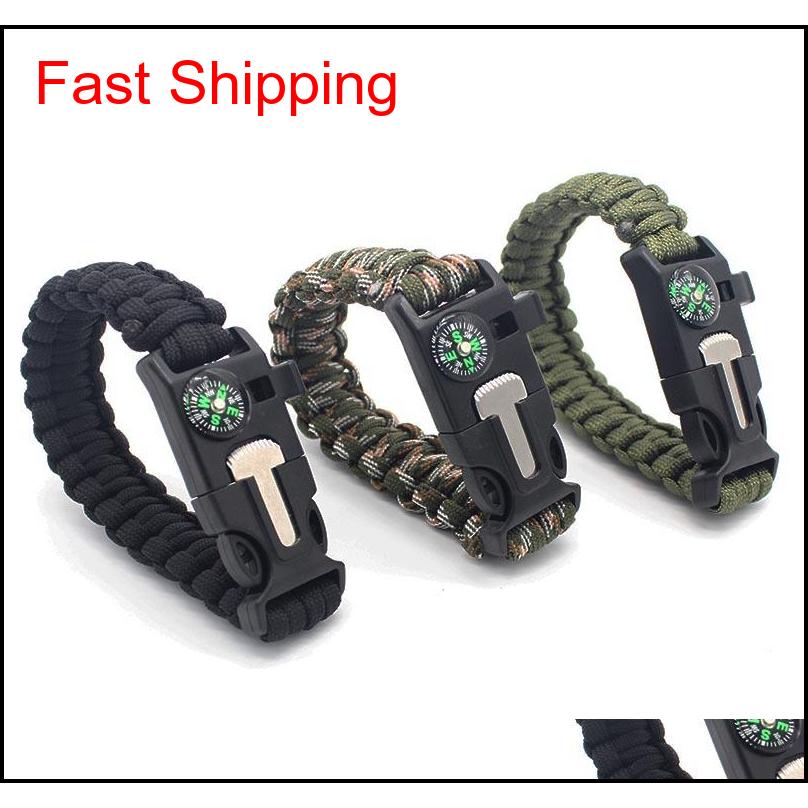 

Outdoor Emergency Compass Bracelet Paracord Bracelet Emergency Bracelet With Whistle Knife And Sc qylSnp homes2011