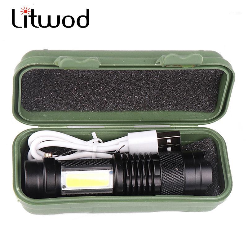 

2000 lumens built-in battery XP-G Q5 zoom focus mini led lamp adjustable pen light waterproof outdoor1