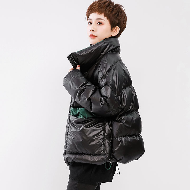 

2021 New Young Girl for the Women Winter Fashion Parka Small School Student Coat Warm White Duck Down Jacket Qulaity m a 2xl Z0ZY, Green.