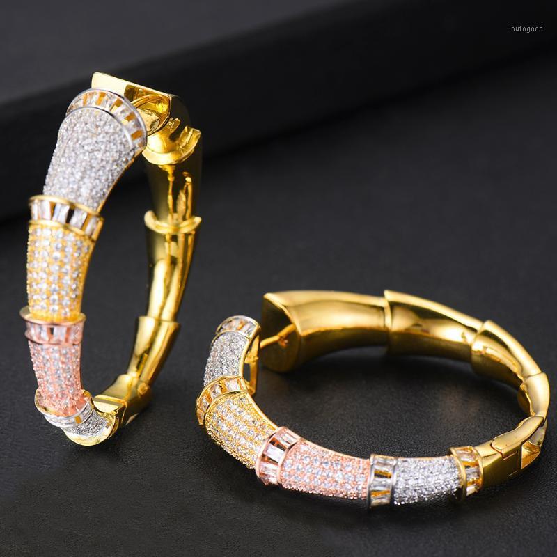 

Charm Missvikki Important Occasion Women Jewelry Hoop Earrings Luxury Shiny Delicate Gorgeous Top Quality Fashion Jewelry1