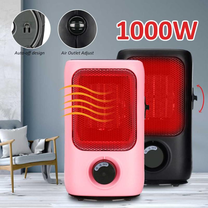 

1000W Portable Electric Heater Fan Mini Household Office Heating Fan Table Bathroom Air Space Warmer