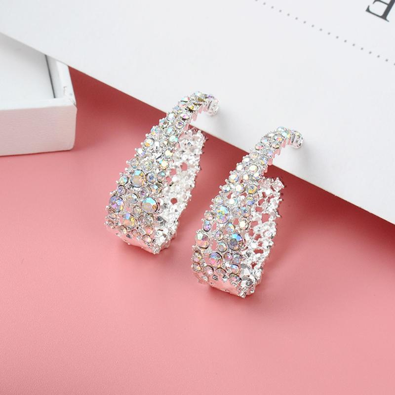 

Luxury Bohemian Openwork eardrop Geometric Round Earrings Women's Accessories earrings for women 2020 statement hoop #20