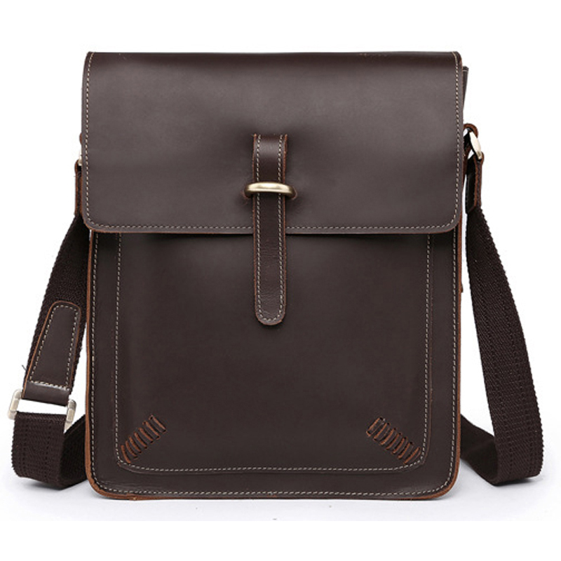 

Genuine from mad horse crossbody shoulder the messenger men Leisure bag of leather