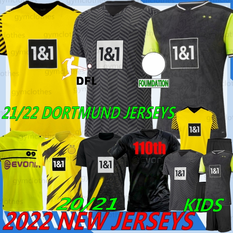 

21/22 Thailand HAALAND HAZARD Soccer Jerseys REUS GUERREIRO BRANDT REYNA HUMMELS MALEN BELLINGHAM TIGGES WITSEL Men Kids kits Quality football shirt jersey, Duote