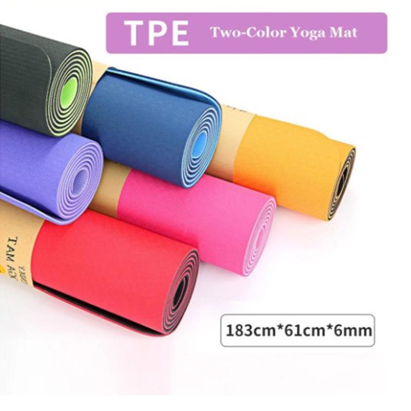 

Yoga Mat Exercise Pad Thick Non Slip Folding Gym Fitness Mat Pilates Outdoor Indoor Training Gym Exercise Fitness Carpet, Red