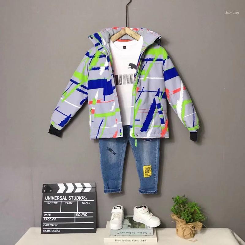 

Manufacturers Direct Selling zhong da tong Ski Suit Warm Snow Windproof BOY'S Girls Outdoor Veneer Ski Jacket1, Clear ash