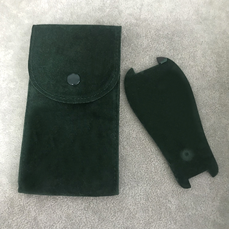 

Green Watch Protective Pocket Smooth flannel Pouch mens womens wristwatch Protective Case Watches Pockets Gift Green Storage Bag