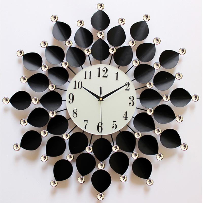 

20 Inch European Wall Clocks Living Room/Bedroom Art Large Wall Clock Modern Design Creative Mute Watch Home Decor Wandklo