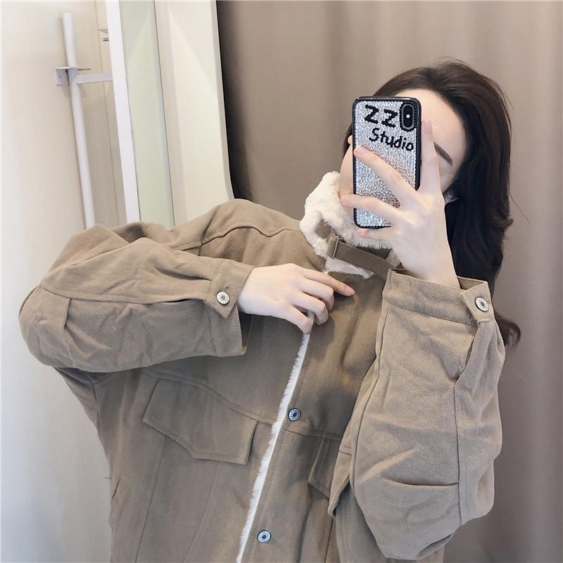 

Lanlin 2020 new plush jacket jacket for women' autumn and winter, Picture color