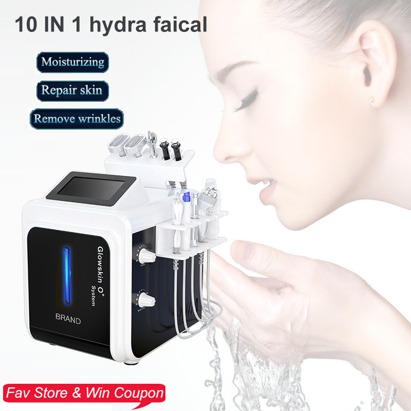 

New 10 in 1 Water Hydra facial microdermabrasion cleansing skin Oxygen Jet BIO hydradermabrasion Machine hydrafacial Dermabrasion