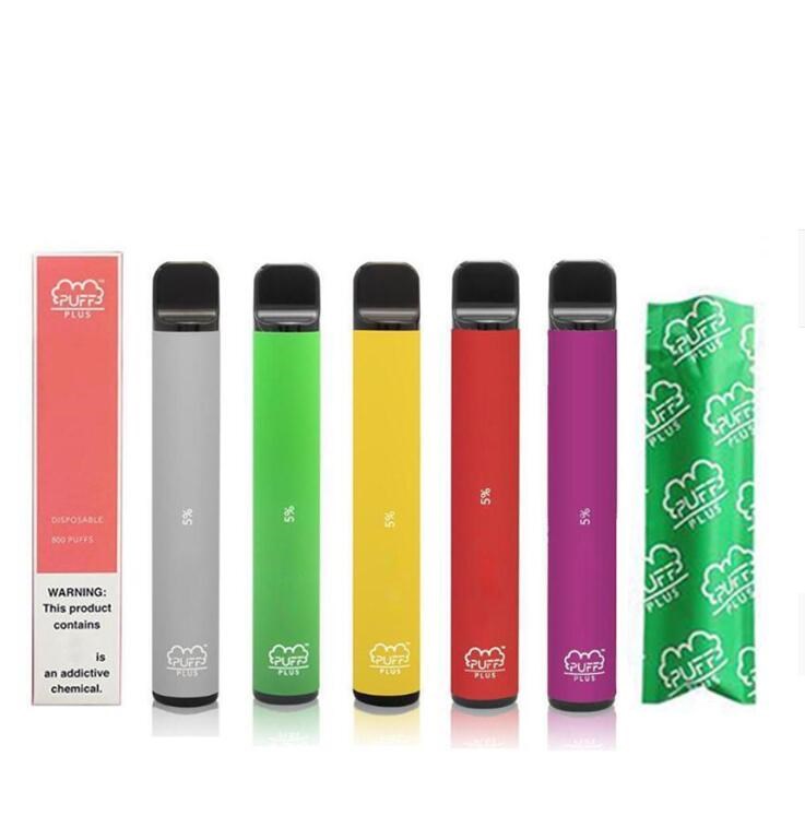 

Newest PUFF BAR PLUS 800+Puff Disposable Pod Cartridge 550mAh Battery 3.2mL Pre-Filled Vape Pods Stick Style Portable Vaporizer