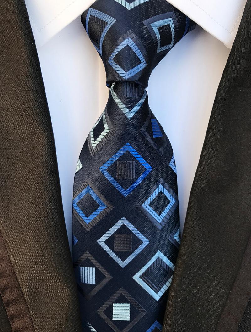 

Bow Ties Fashion Men Plaids Tie Designer Shirts Geometric Grids Necktie