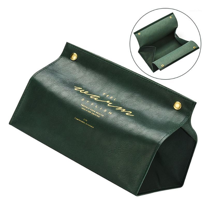 

Home Decor PU Leather Tissue Box Coffee Table Rectangular Snap Closure Restaurant Living Room Waterproof Multifunctional Printed1