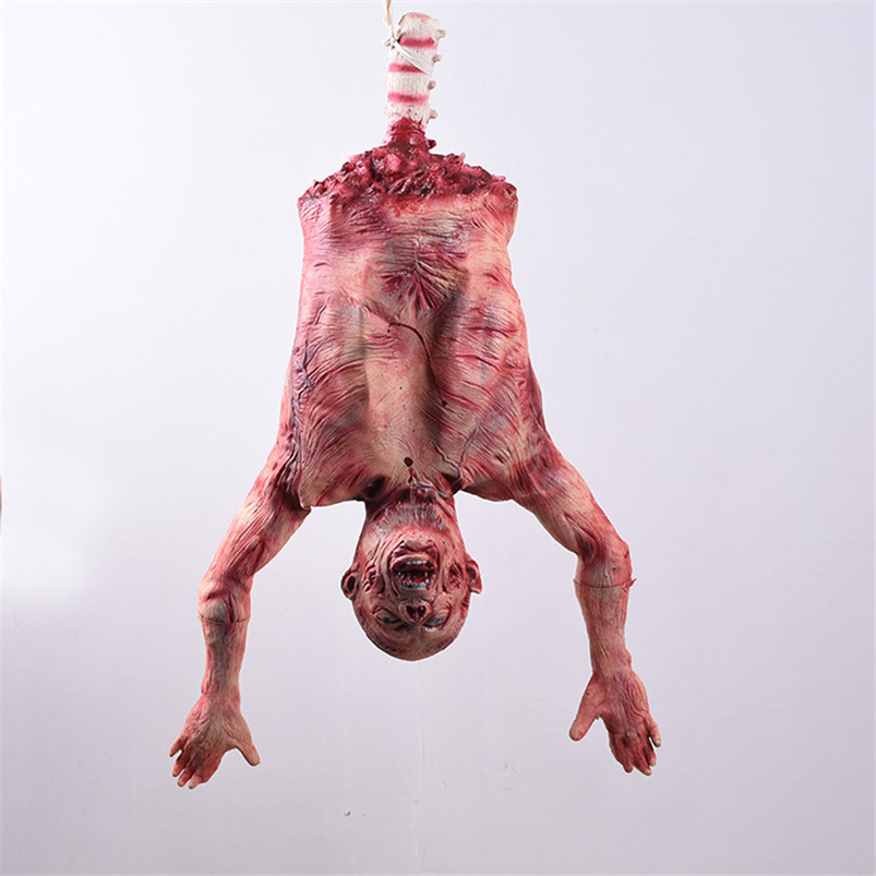 

Bloody Halloween Corpse Spooky Halloween Hanging Ghosts Scary Skull Halloween Decor Haunted House Decoration Horror Party Prop Y201006