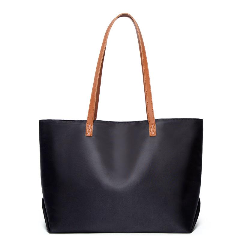 

Women's Bag Fashionable New Versatile Shoulder Bag Simple Large Capacity Portable Tote Bags for Women 2021 Large Clutch, Black