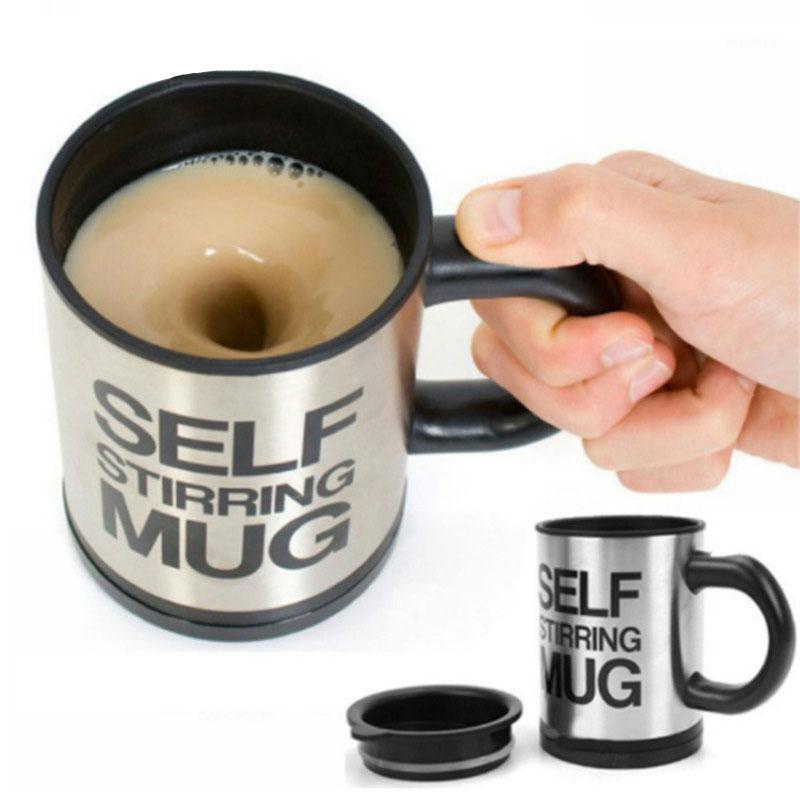 

400ml Mugs Automatic Electric Lazy Self Stirring Mug Cup Coffee Milk Mixing Mug Smart Stainless Steel Juice Mix Cup Drinkware1, Sky blue
