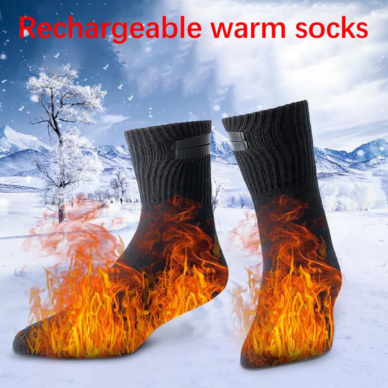 

Electric Heated Socks With Rechargeable Battery Warm Usb Charging Heating Socks With Adjustable Temperature Lithium Battery