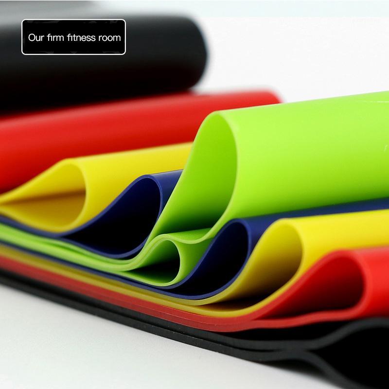 

New 5 Pieces Yoga Stretching Belt Set Multicolor Fitness Resistance Band with Storage Bag Elastic Yoga Belts Women Men1, Red