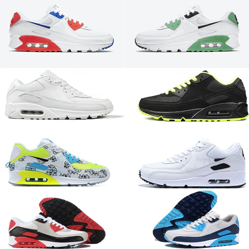 

Men Women 90s Running shoes Triple Black White Pink Blue Grey Black Croc Infrared Mens Fashion Trainers Outdoor Sport Sneaker 36-45, Peach