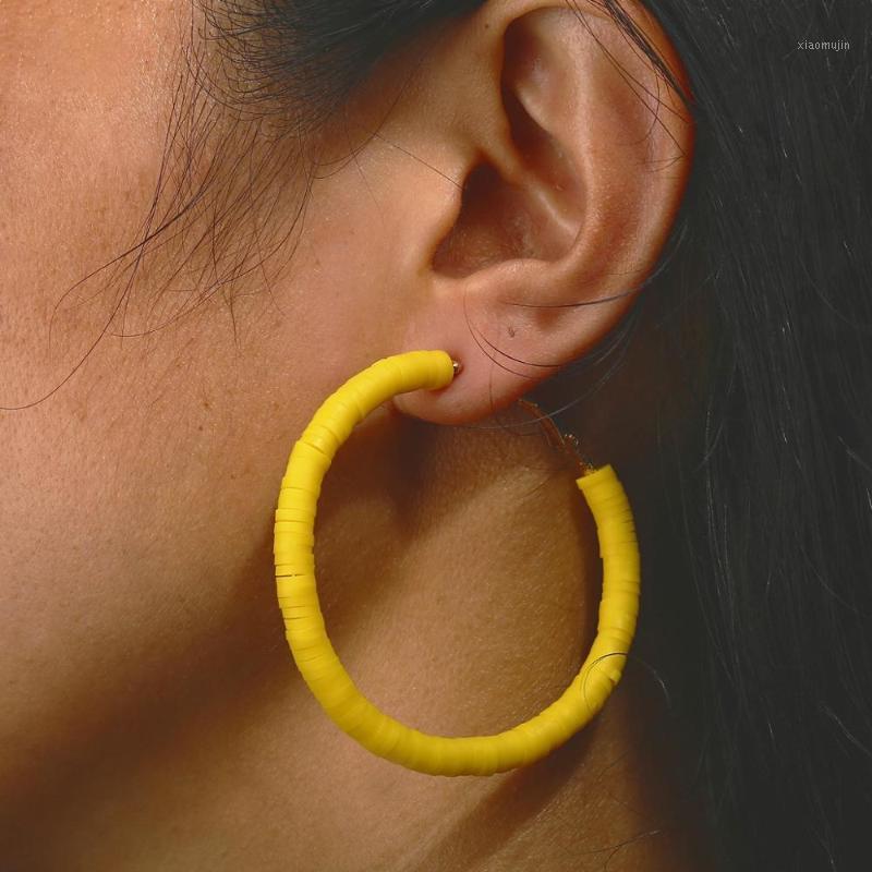 

Stud Colorful Big Earrings Large Earring Hoops Plastic