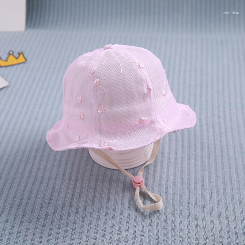 

Baby hat summer thin section lace breathable sun hat sun girl1, White