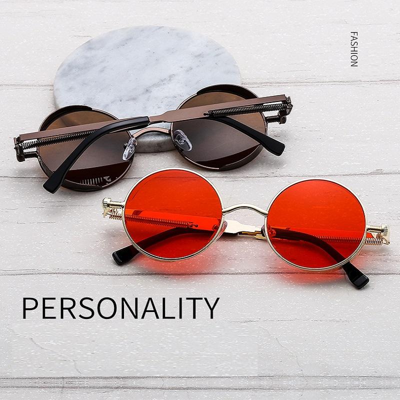 

2021 New Trend Vintage Steampunk Sunglasses Men Unisex Punk Alloy Metal Retro Sun Glasses Women Goggles Gothic Style Shades