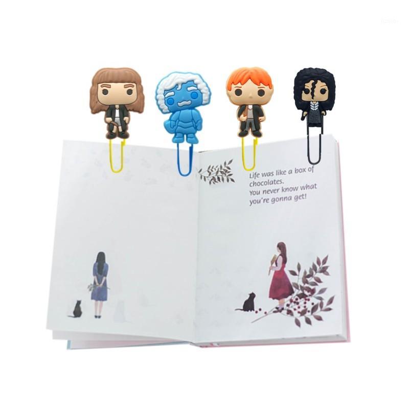 

8pcs Hot Movie Figure Bookmarks for Book Paper Clips for School Teacher Page Holder Stationery Office Supply Friends Xmas Gift1