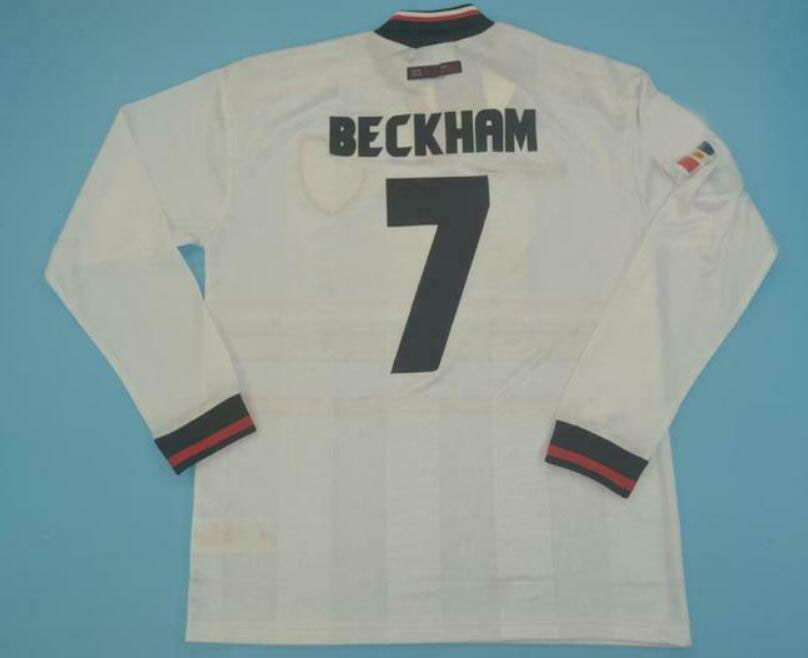 

Rooney Solskjaer GIGGS united RETRO soccer jerseys 1999 2000 2007 2008 CANTONA BECKHAM 07 08 93 94 96 98 MAN Vintage classic UTD long sleeve, Black;yellow