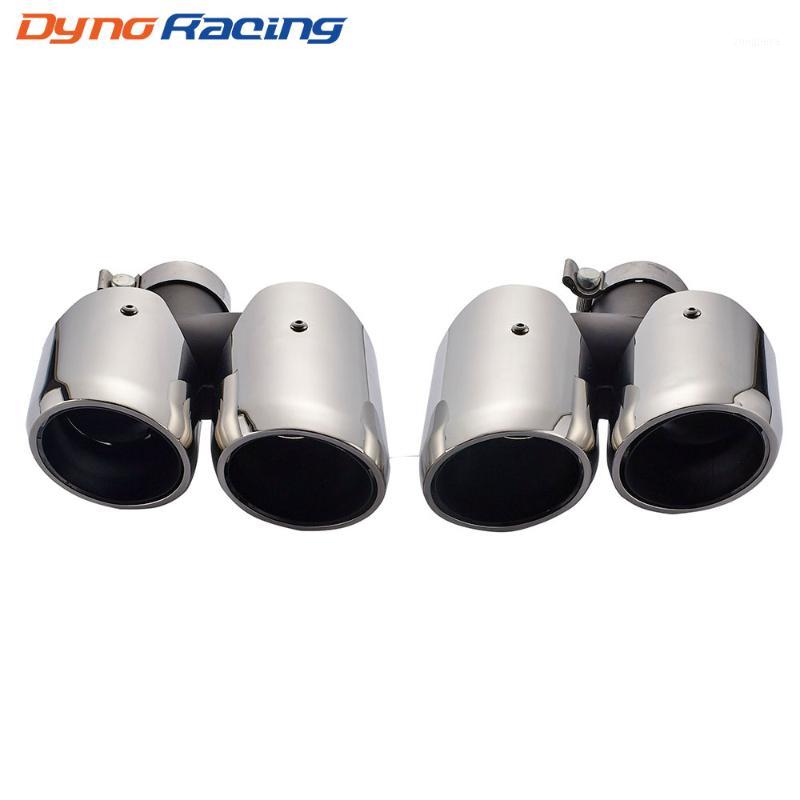 

High quality 304 Stainless Steel Exhaust Tips Muffler Modified Tail throat Pipe For 2014 Macan1