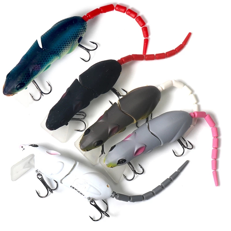 

3D Eyes Soft Mouse Bait Fishing Lure 15.5g 15.5cm Floating Crankbait Artificial Bait Fishing tackle everything for fish
