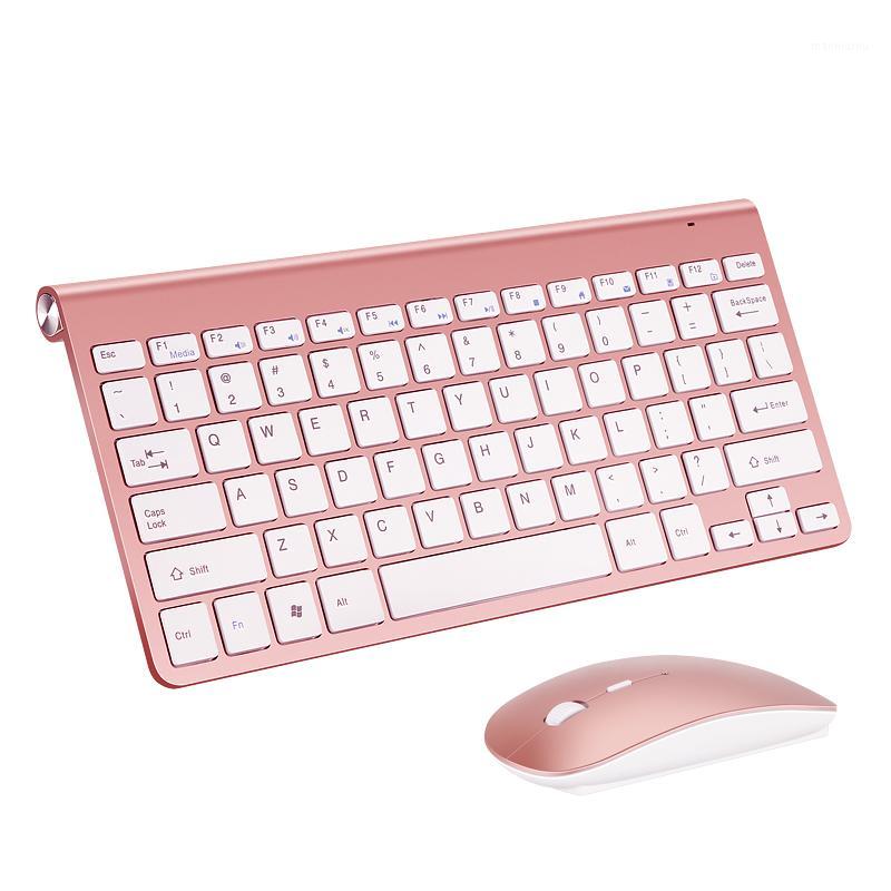 

2.4G Wireless Keyboard Mouse Combo Set Mini Multimedia Keyboard Mouse For Notebook Laptop Mac Desktop PC TV Office Supplies1