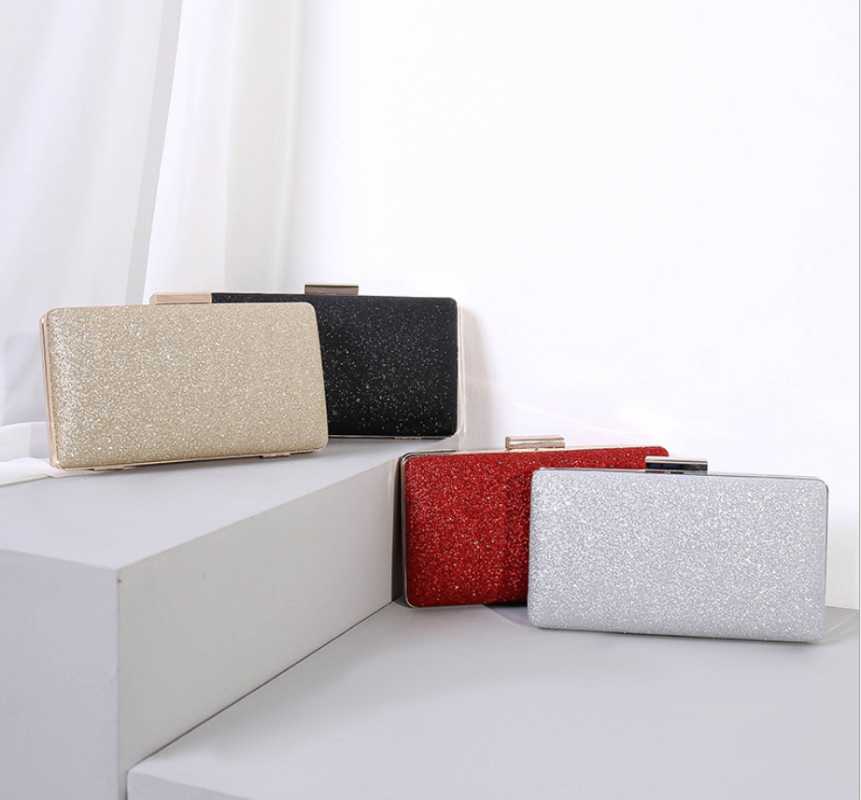 

XIYUAN Women shining Crystal Evening Bag Wedding Bridal Diamond Clutch purse wallet bags Party Handbag evening bag, Color same picture