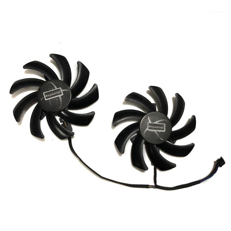 

2pcs/set FDC10H12S9-C VGA GPU Cooler Graphics Fan For XFX R9 285/280/290/290X/280X RX 480/470 Video Card Cooling1