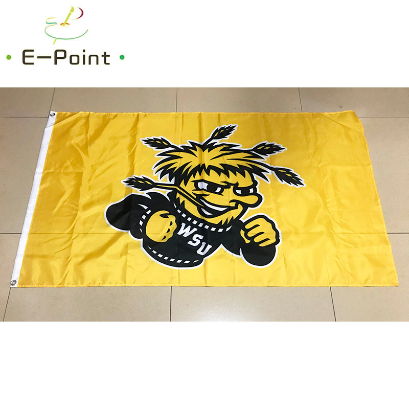 

NCAA Wichita State Shockers Flag 3*5ft (90cm*150cm) Polyester flag Banner decoration flying home & garden flag Festive gifts