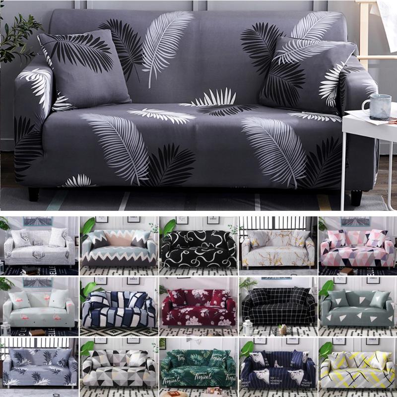 

Sofa Cover For Living Room L shape Couch Cover Stretch Sectional 1/2/3/4 Seater Corner Sofa Covers Universal Slipcover