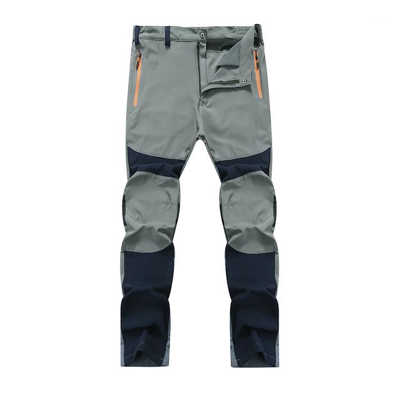 

2020 New Male Patchwork Thin Quick-dry Pants Outdoor Hiking Fishing Climbing Travel Moisture Absorption Breathable Trousers1, Blue green