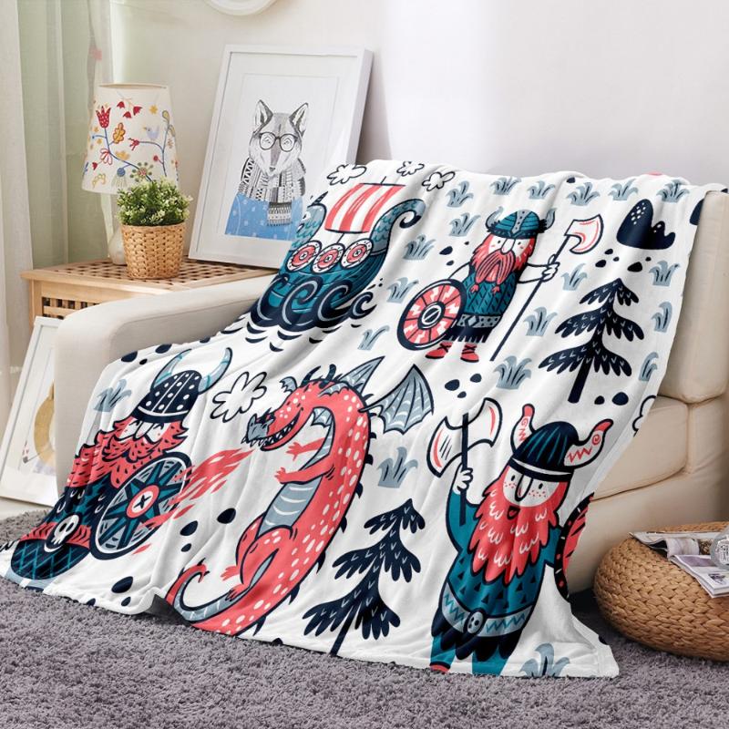 

Lovely Dragon Flannel Blanket 3D Print Christmas Gift Fleece Blanket Festival Throw Picnic Travel For Kids Adult
