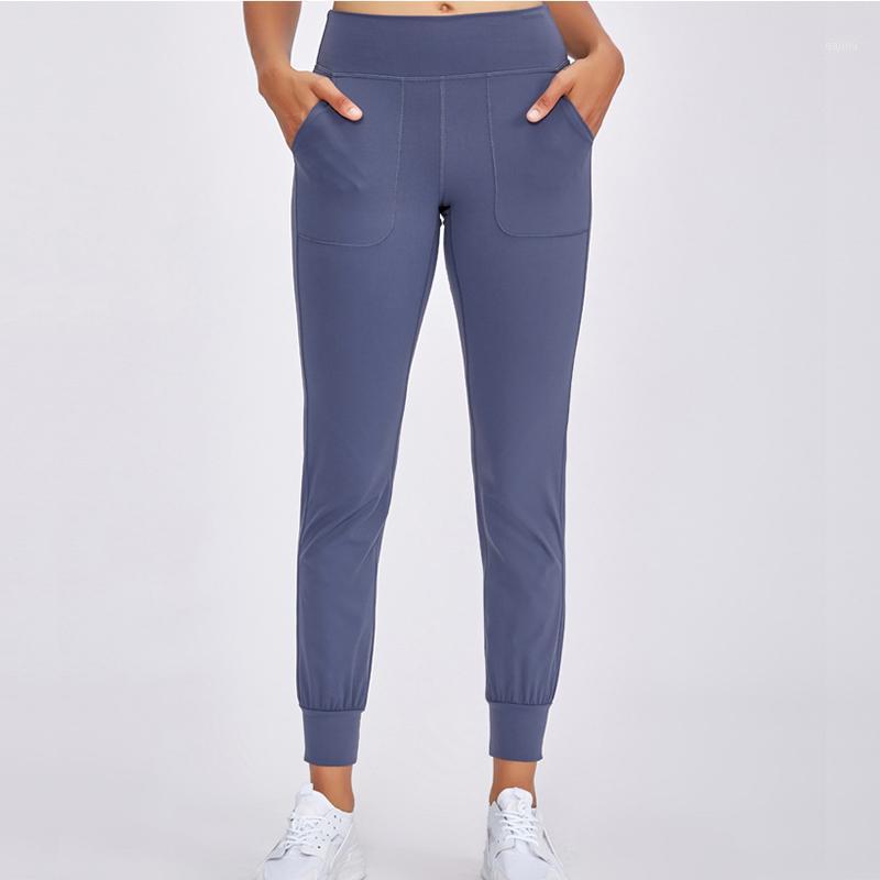 

LANTECH Women Naked-feel Fabric Workout Sport Joggers Pants Waist Sportswear Drawstring Run Fitness Running Sweatpants Pocket1, Black