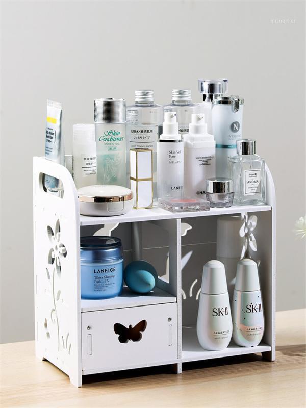 

Cosmetic Storage Large Box Simple Drawer Type Finishing Box Skin Care Products Shelf Household Dresser Makeup Boxes1