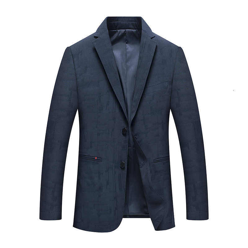 

2021 New Spring Slim Jacket Fit Business Classic Single-breasted Blazer Suit Men Blazers B3S5, Blue