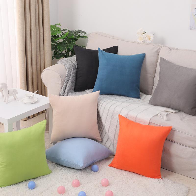 

Free Shopping Custom 40/45/50/55/60/65cm 21 Colors 100% Polyester Suede Plain Dyed Cushion Cover HT-PSUDC-01, White