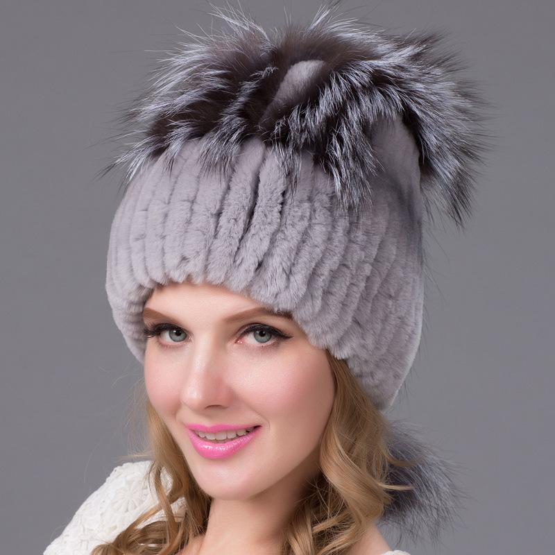 

Women's Ear Protection Hair Cap Winter Warm Knitted Hat Windproof Fashion Luxury Cute Adult Casual Thickening Bonnets, White