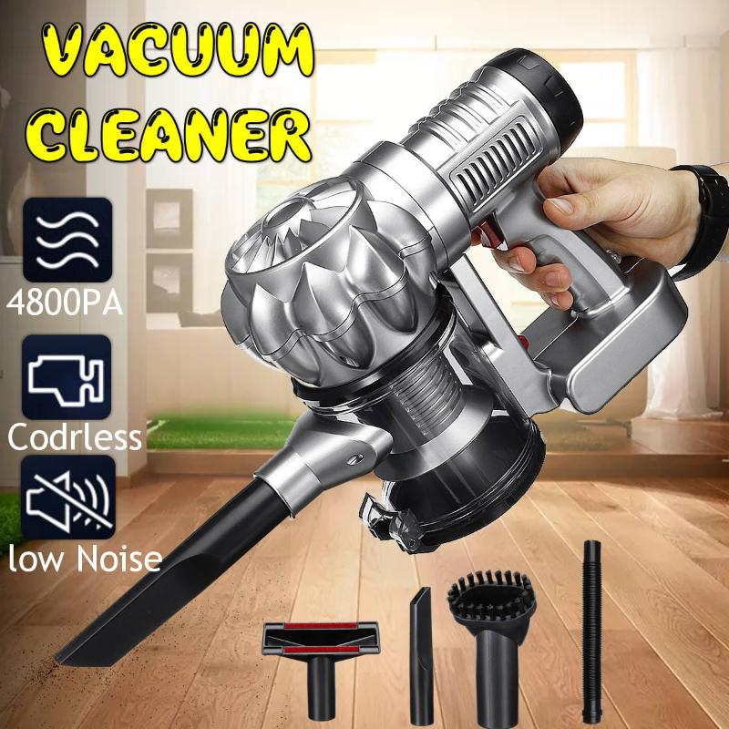 

Multifunction Car Vacuum Cleaner Handheld Codrless Powerful Suction Dust Box Low Noise Triple Filter Dust Collector Household