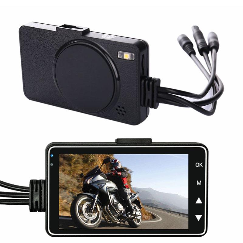 

Motorcycle Camera Dash Cam Front Rear Dual Lens Electronic Recorder for Outdoor DU55