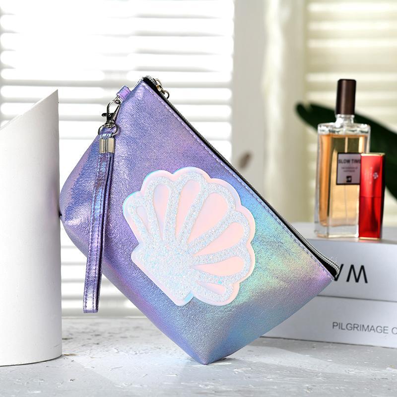 

2020 new cosmetic bag ladies fashion large-capacity cosmetic bag simple women's toilet1, Pink