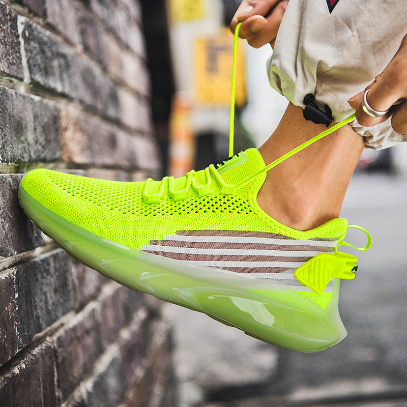 

2020 new fashion breathable casual outdoor sports shoes male trend zapatos hombre, Black