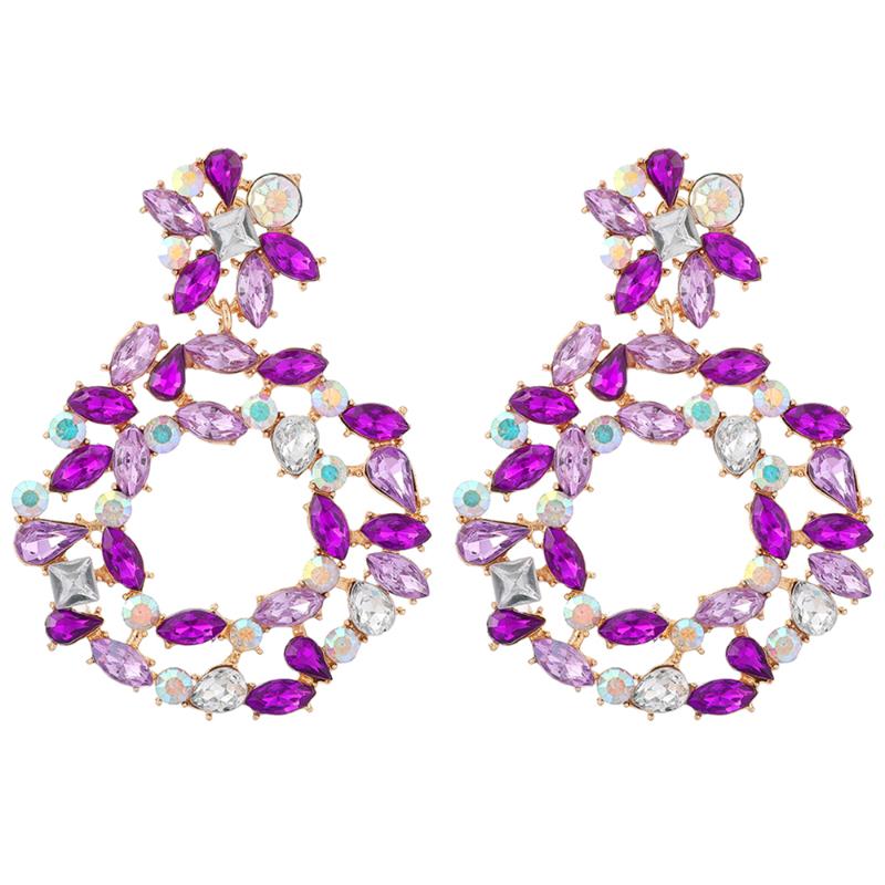 

Dangle & Chandelier Ztech Luxury Big Round Drop Earrings Vintage Statement Earring Korean Fashion Designer Jewellery Accessories For Women