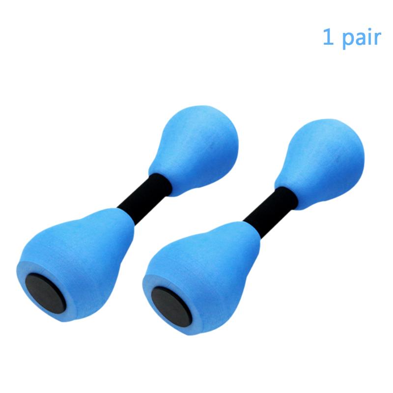 

1pair Home Floating Dumbbell Trainer Soft Swimming Pool EVA Foam Postpartum Water Yoga Adults Kids Waterproof Aquatic Exercise, As pic