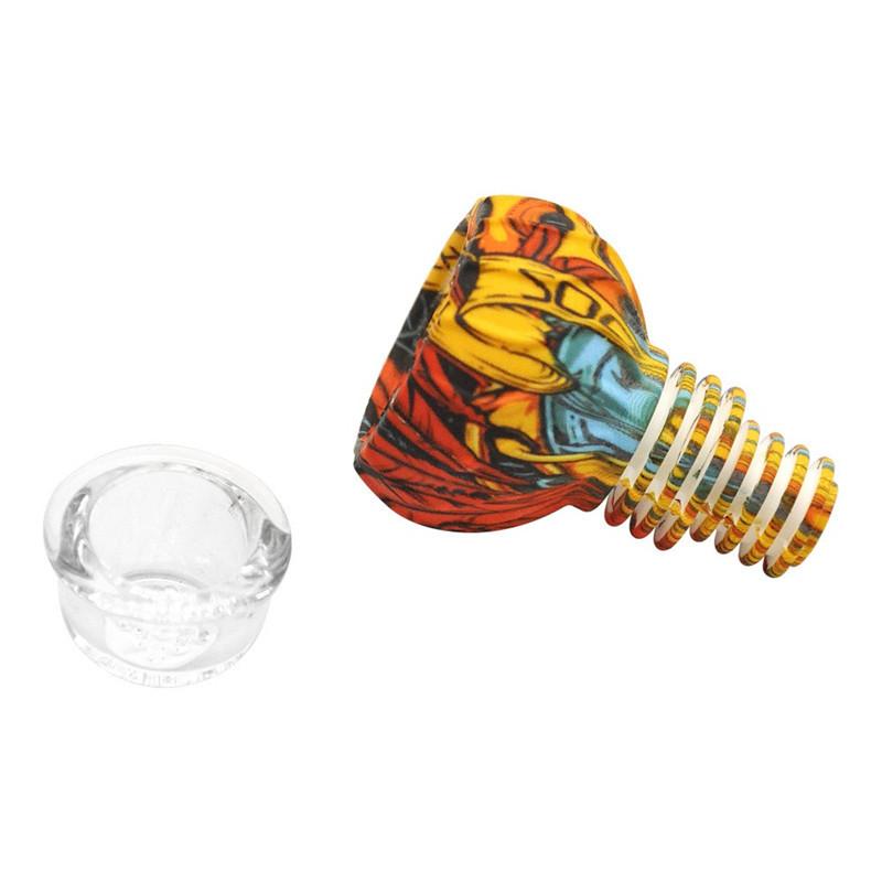 

Multicolor glass bowl for 18mm silicone bongs other amoking accessories inside High quality smoking