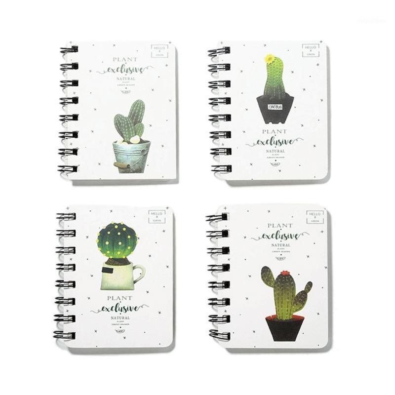 

Cute Cactus Daily Office Supplies Planner Spiral Notebook Diary Notepad Memo Pad Q6PA1